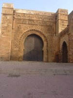 Maroc (المغرب) - Rabat (الرباط) - Porte de la Kasba des Oudaya, chef-d'oeuvre de (...)