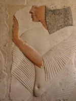 Egypte (مصر) - Époque Pharaonique (العصر الفرعوني) - Nouvel Empire (-1540 à -1069 ; dynasties XVIII, XIX et XX) - Horemheb 1323-1295 (XVIIIe dynastie) - Saqqarah - (Photo, D. van Hoorde) - 6/7 Egypte (مصر) - Époque Pharaonique (العصر الفرعوني) - Nouvel Empire (-1540 à -1069 (...)