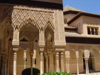 Espagne (اسبانيا) - Palais (قصور) - Grenade (غرناطة) - Palais de l'Alhambra (قصر (...)
