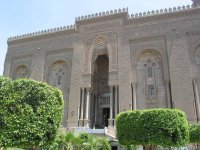 Egypte - مسجد الرفاعي - القاهرة - L'entrée de la mosquée ar-Rifai, construite entre (...)