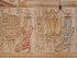 Egypte (مصر) - Époque Pharaonique (العصر الفرعوني) - Nouvel Empire (-1540 à -1069 ; dynasties XVIII, XIX et XX) - Temple de Ramsès II à Abydos - A 300 m au nord du temple de Séthi Ier, se trouvent le temple-cénotaphe de Ramsès II, fils de Séthi Ier. Il comporte plusieurs sanctuaires consacrés aux dieux jugés primordiaux par Ramsès II : Osiris, Amon-Rê, Thot, Min, Séthi Ier divinisé et... lui-même - Scène d'offrandes - (Photo, D. van Hoorde) - 2/2 Egypte (مصر) - Époque Pharaonique (العصر الفرعوني) - Nouvel Empire (-1540 à -1069 (...)